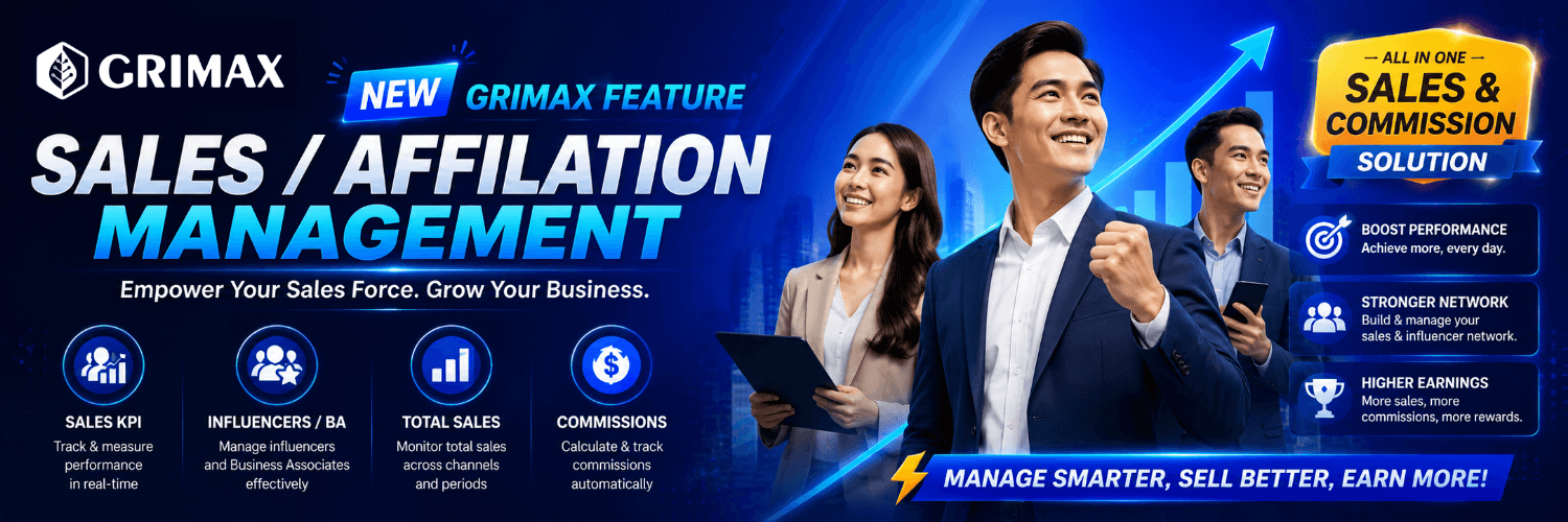 Introducing GRIMAX Sales & Affiliation Management